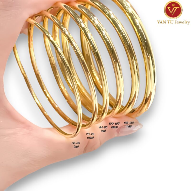 vòng trơn rỗng vàng 10k 367713